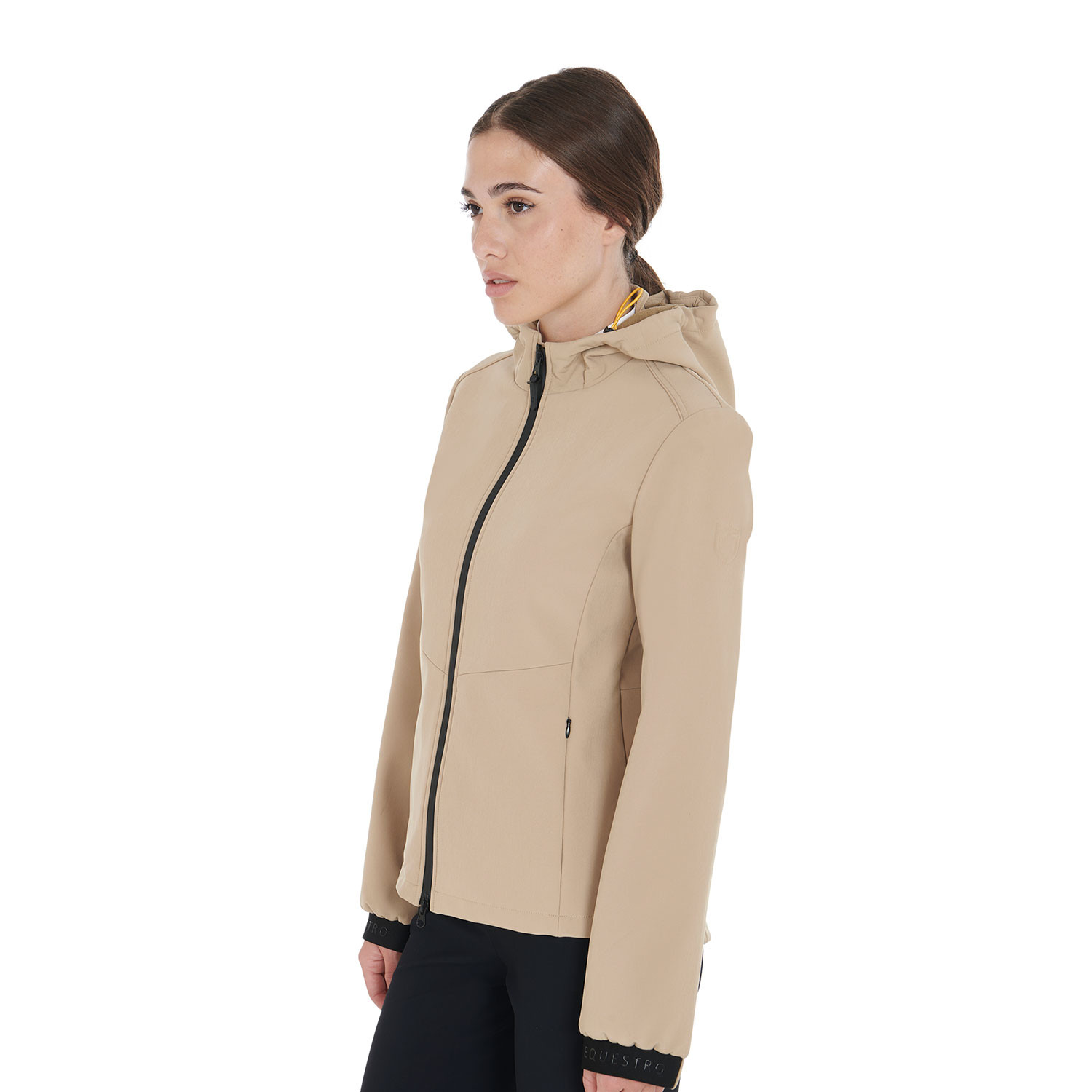 Taillierte Softshell-Jacke mit verdeckten Taschen