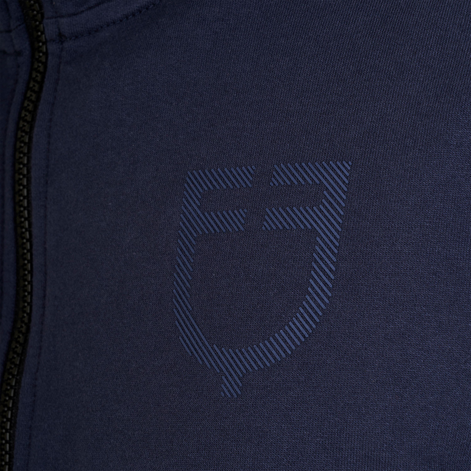 Sweatshirt für Herren mit verstellbarer Kapuze und Reißverschluss