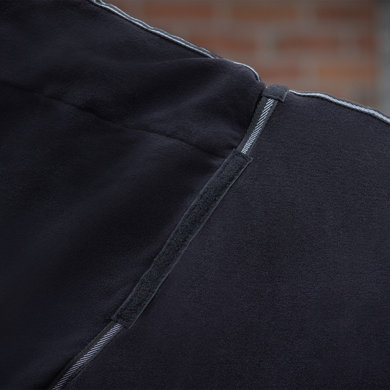 Abschwitzdecke Terry-dry in schwarz
