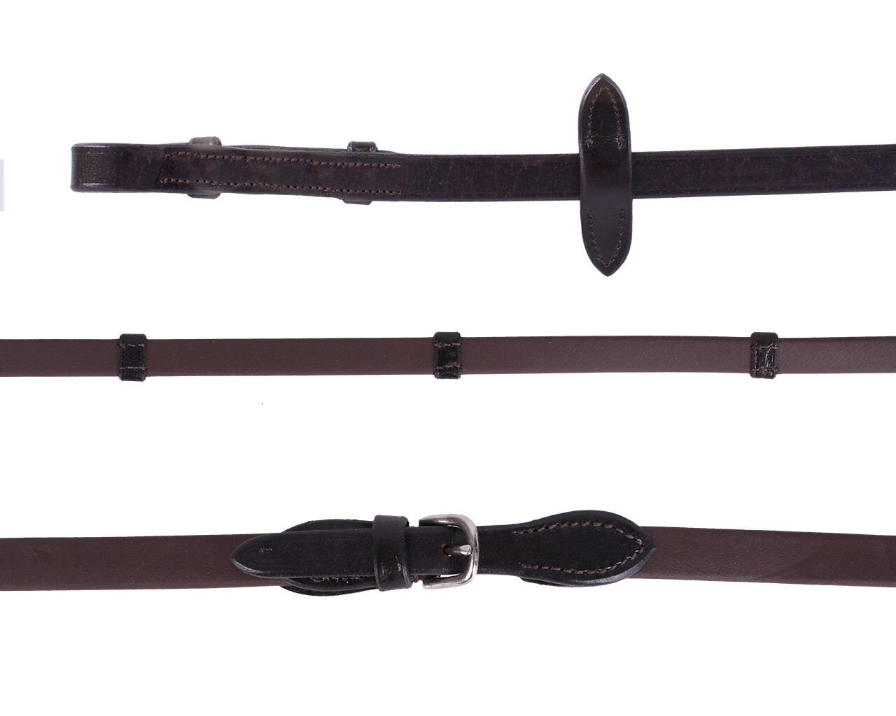 Biothane reins with stops