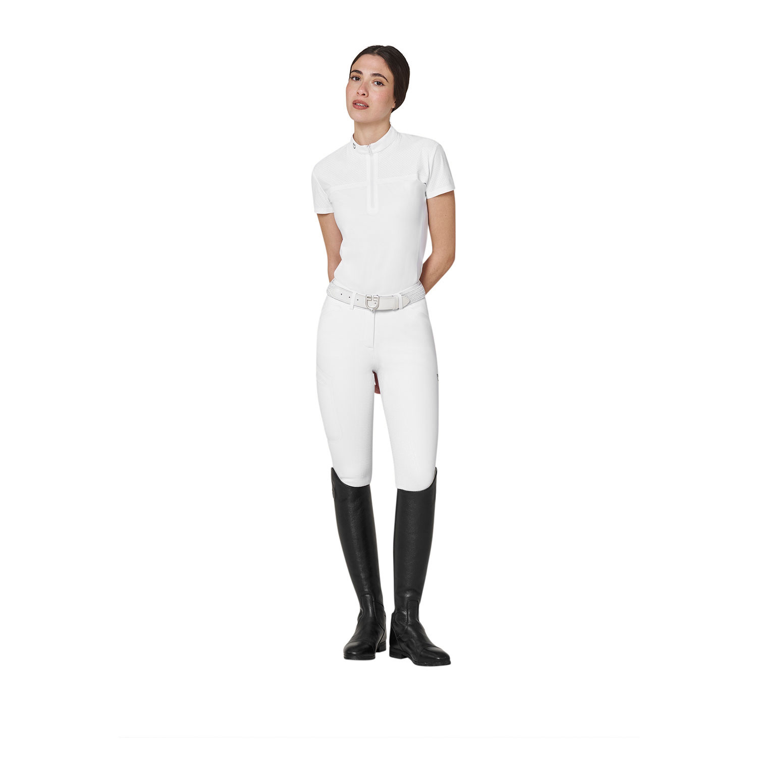Schmale Damen-Reithose mit Vollbesatz