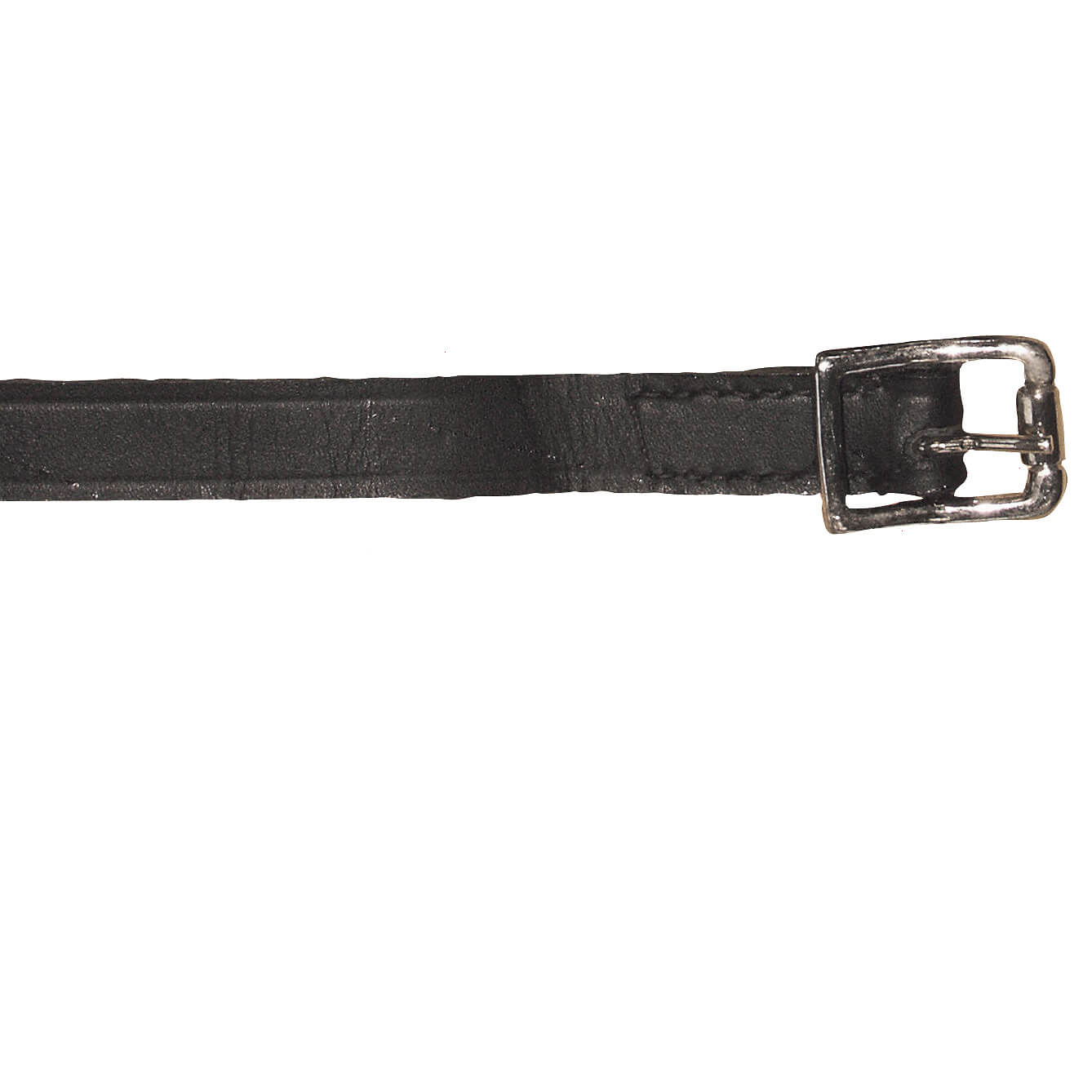 Leather spur strap, black, approx. 46 cm