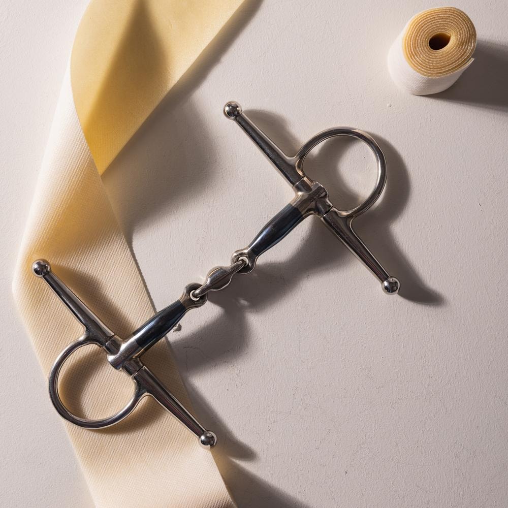 Doppelt Gebrochene Schenkeltrense Edelstahl