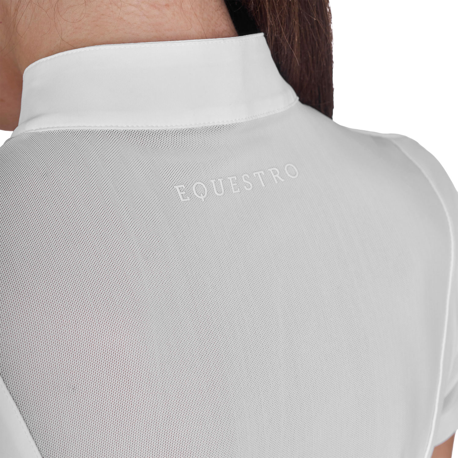 Damen-Trainingspolo mit Mesh-Einsätzen