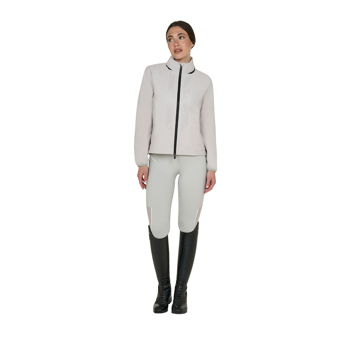 Softshelljacke für Damen mit Logo auf dem Rücken
