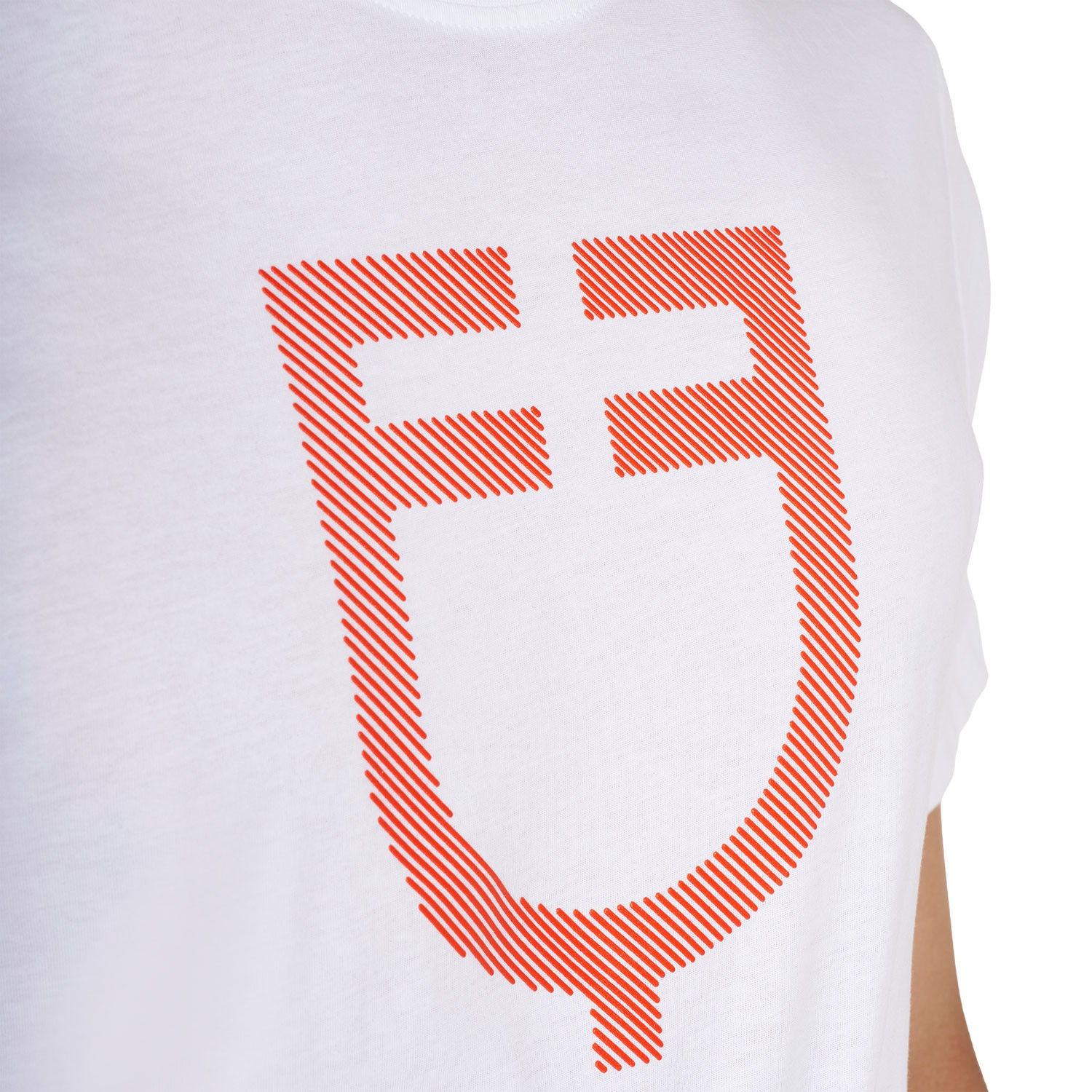 Herren-Basic-T-Shirt mit glänzendem Logo