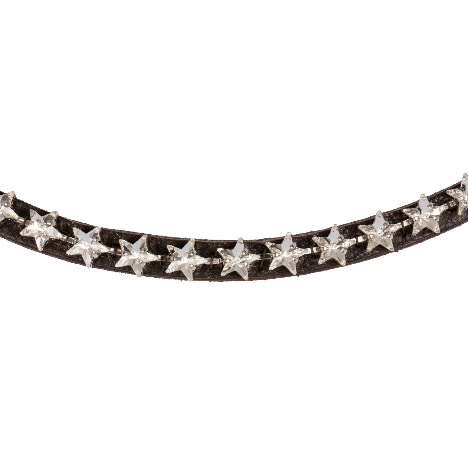 Stirnriemen Kalbsleder & Starry-Kristalle