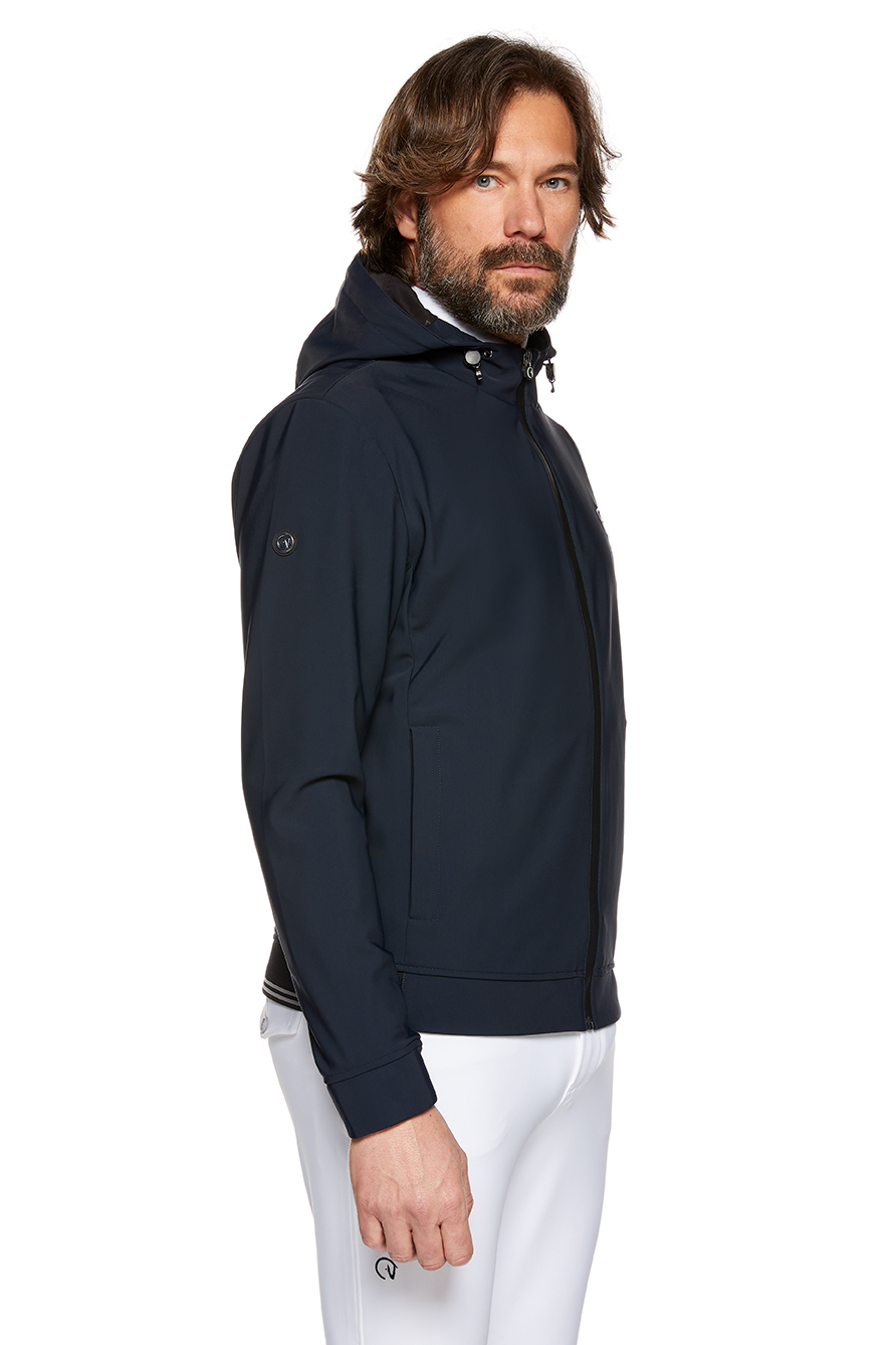 Jacket men's hoodie in navy