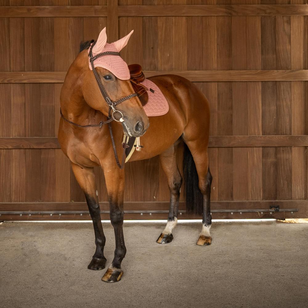 Ear bonnet Wellington Soundless with braided glitter cord