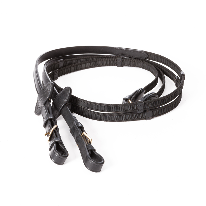 Gummierte Zügel "Gold" - 16mm - 5St.