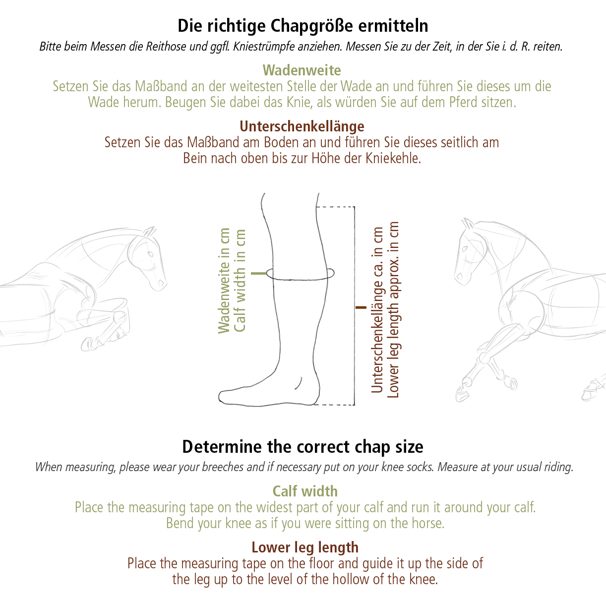 Mini-chaps "Combi"-similicuir/cuir soft