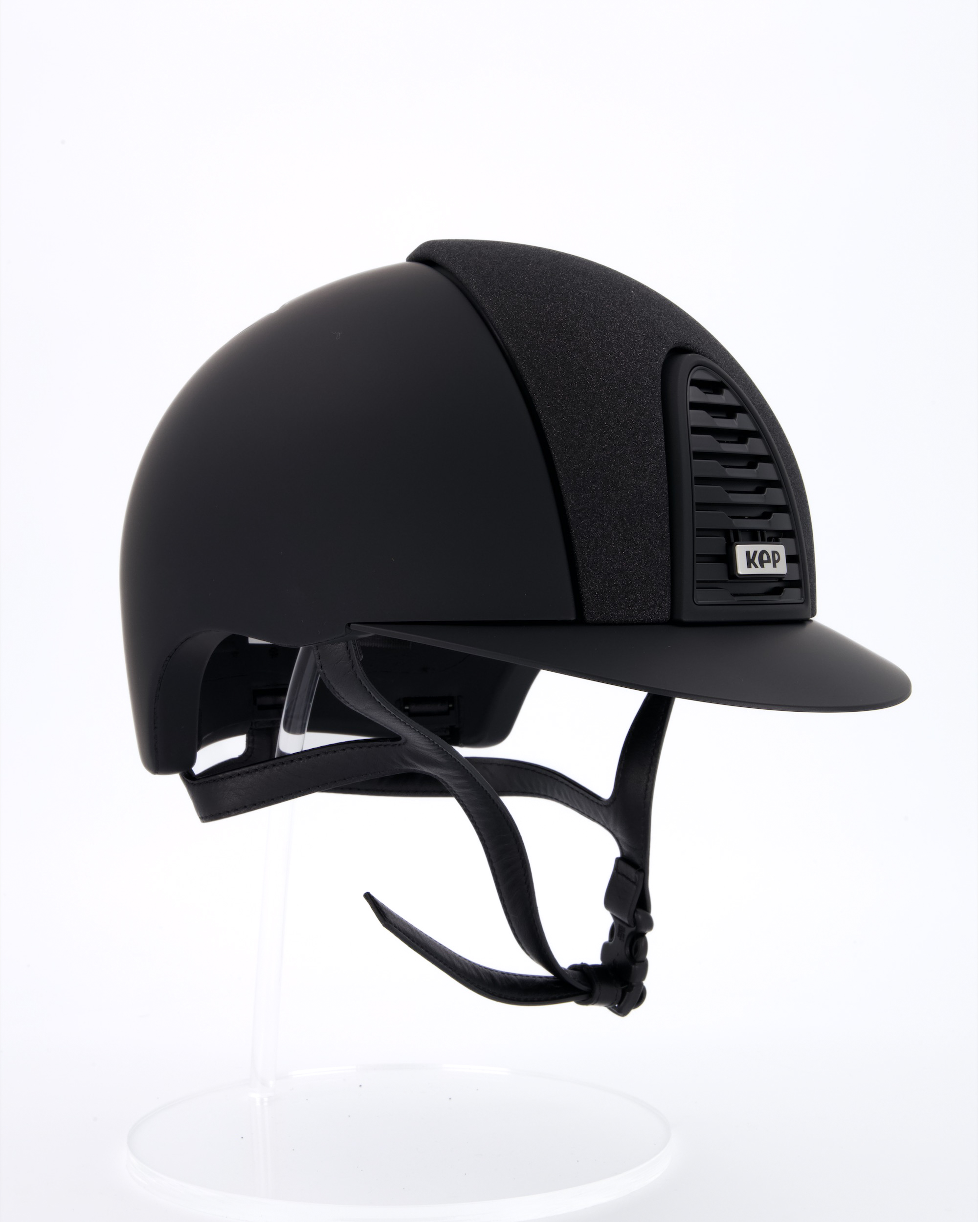 Riding helmet Cromo 2.0 Textile Star Black Grid in black
