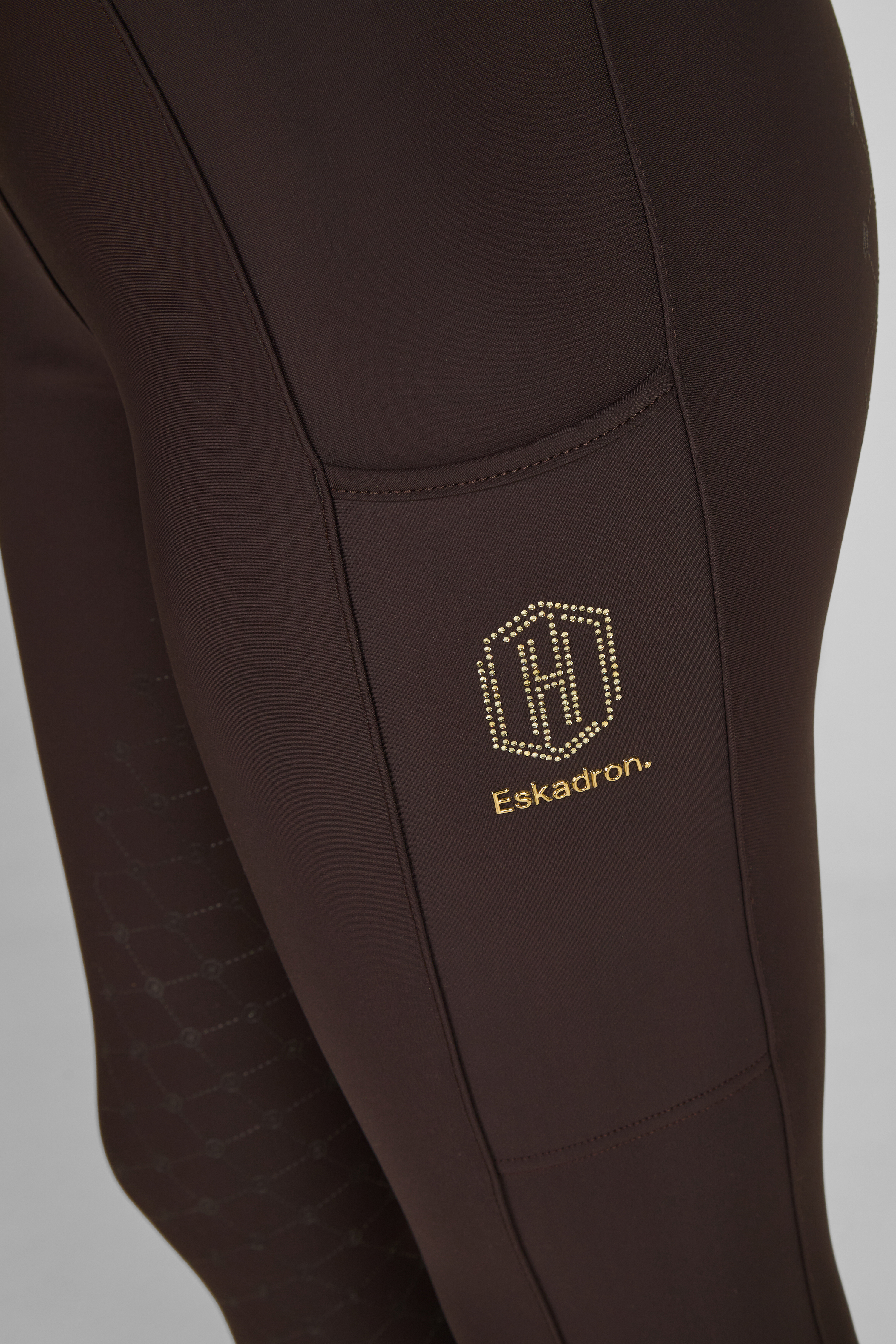 Reitleggins Heritage Vollgrip in black truffle
