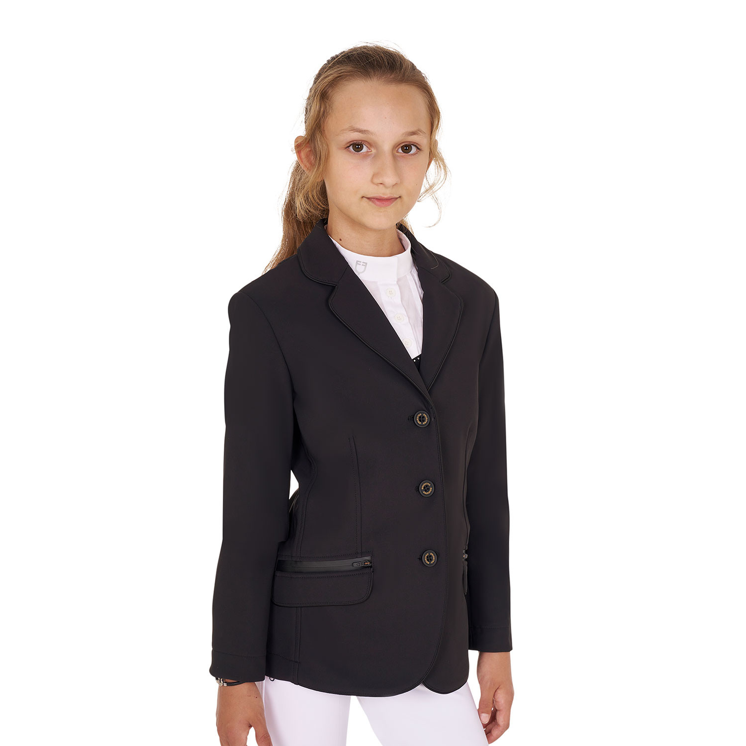 Turnierjacket für Mädchen aus technischem Gewebe