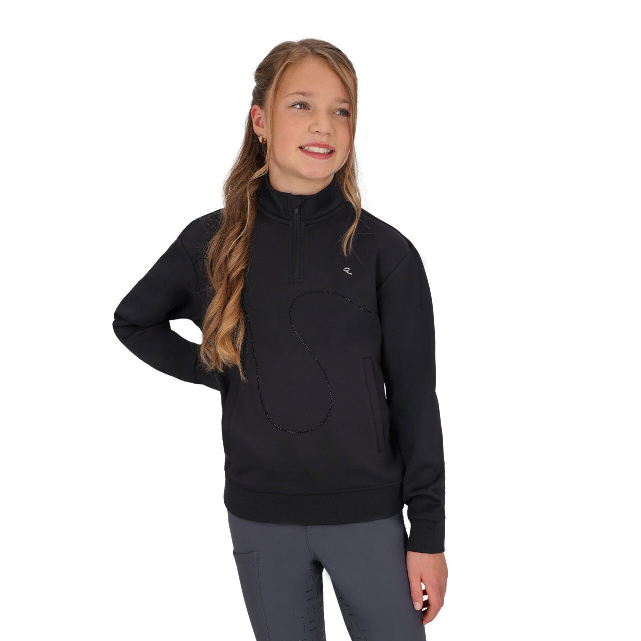 Pullover mit halbem Reißverschluss Livora Junior