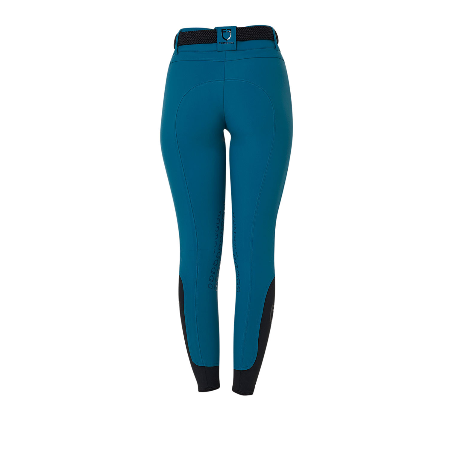 Damen-Reithose High-Waist mit Kniebesatz