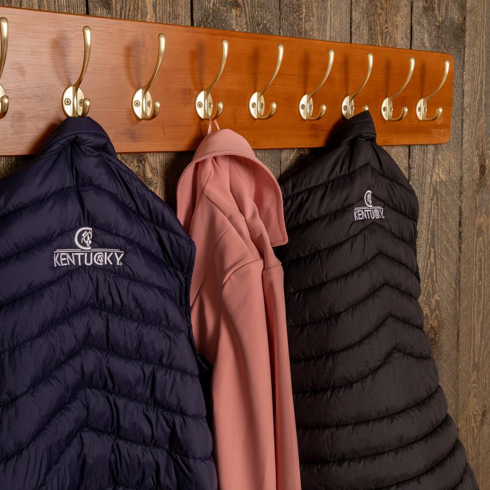 Girth/jacket rack with 10 hooks
