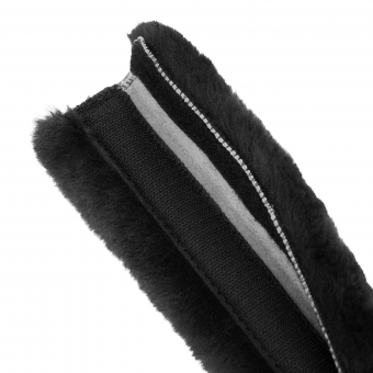 Front boot protector in black