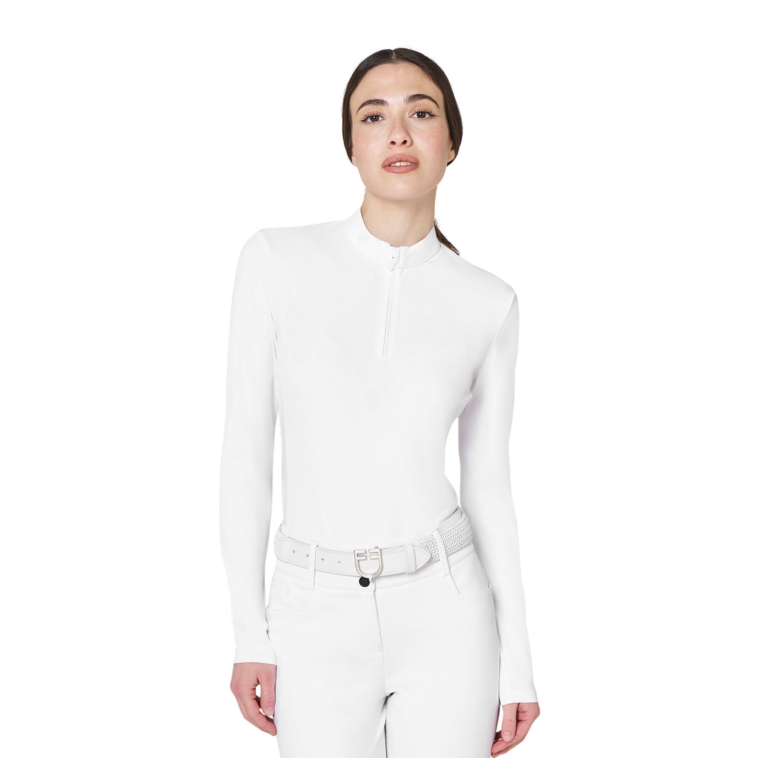 Damen-Turnier-Poloshirt Basic mit Mesh-Einsätzen
