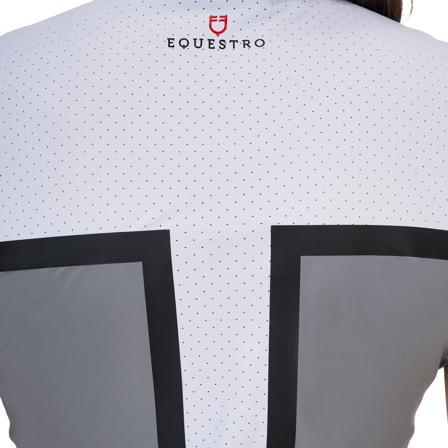 Ridertechnology Turnier-Polo-Shirt aus perforiertem Material