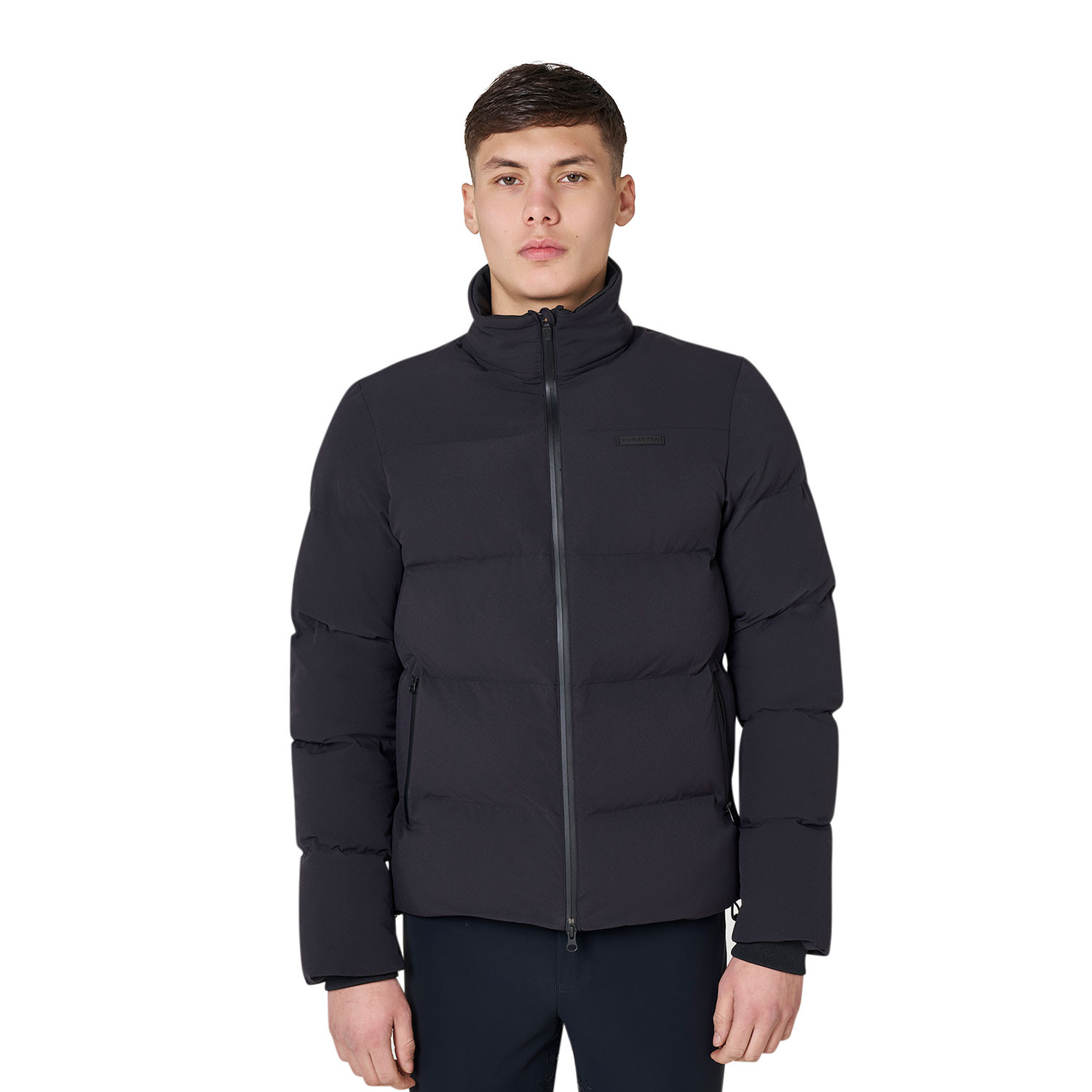 Daunenjacke für Herren mit hohem Kragen