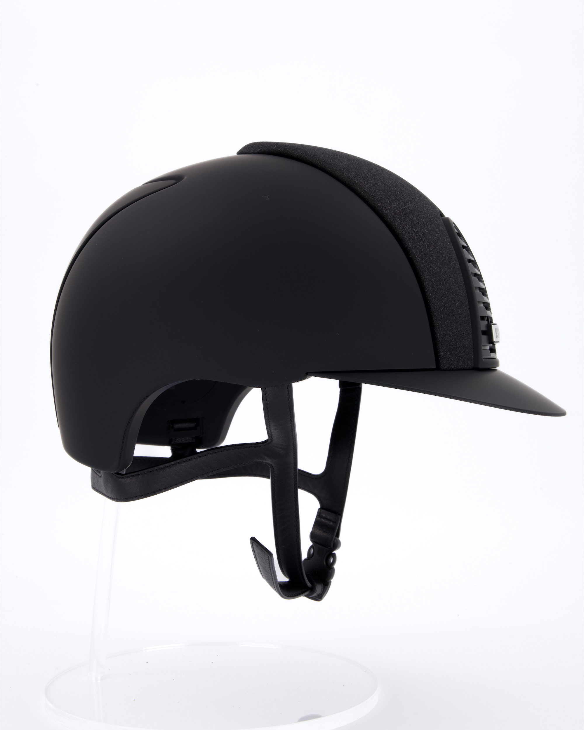 Riding helmet Cromo 2.0 Textile Star Black Grid in black