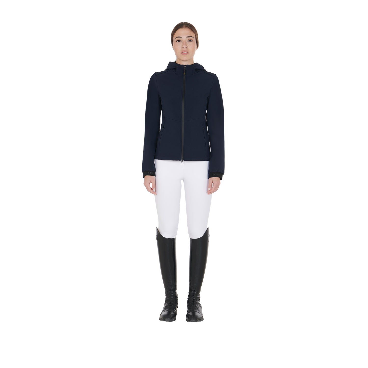 Taillierte Softshell-Jacke mit verdeckten Taschen
