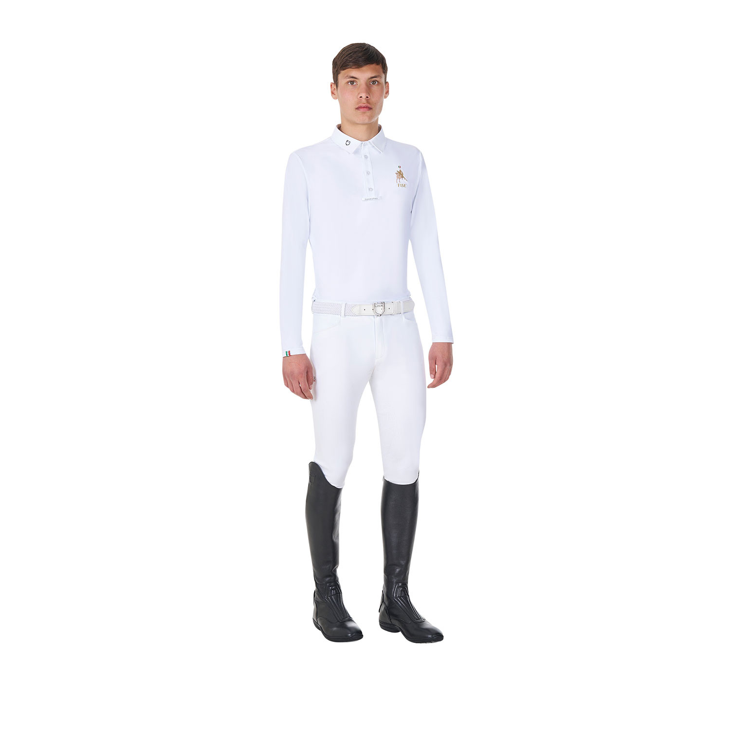 Langärmeliges Herren-Turnier-Poloshirt X FISE