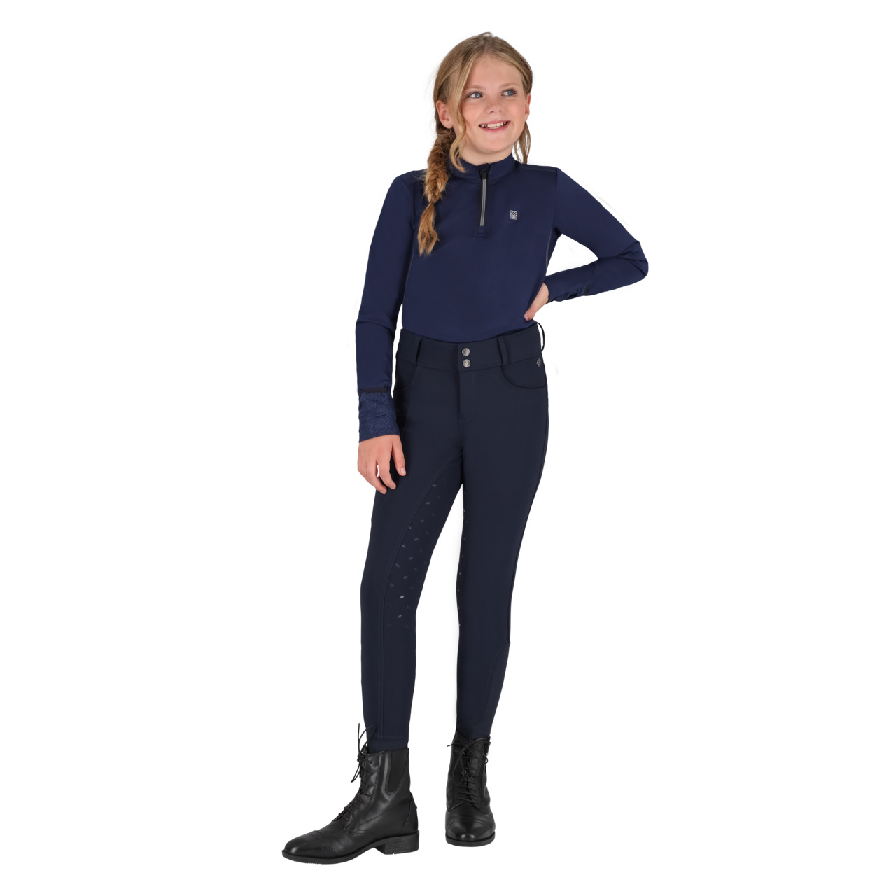 Reithose Lymee softshell Junior Vollbesatz