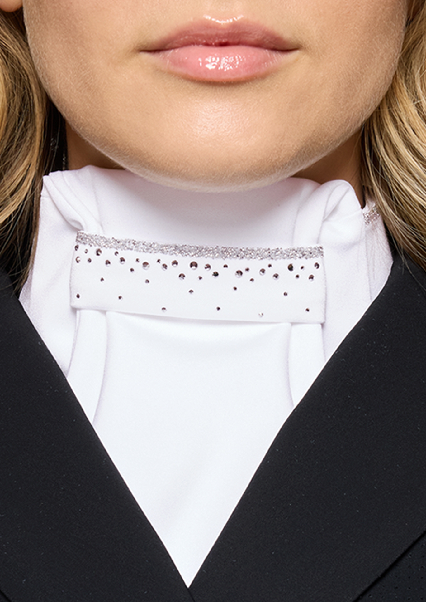 Plastron Crystal Fabric