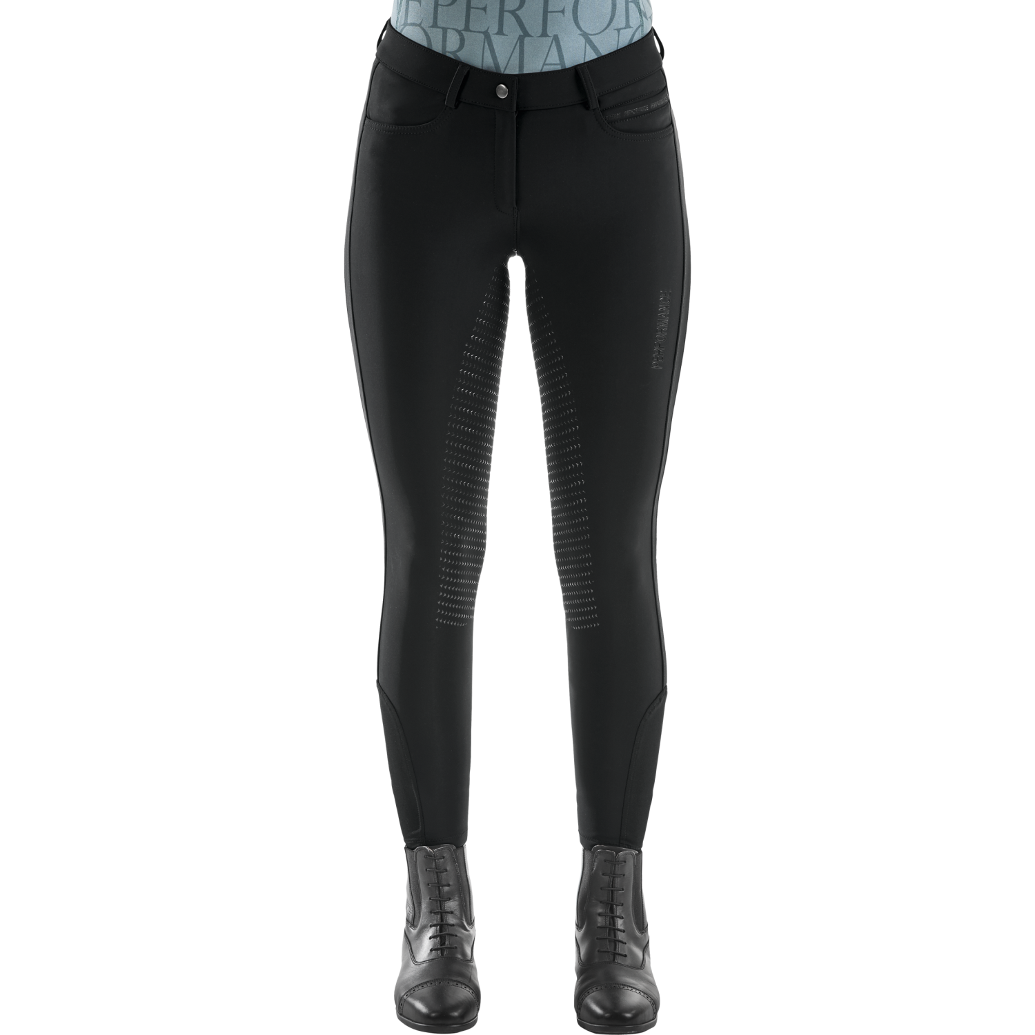 Reithose Damen Softshell Performance mit Vollgrip