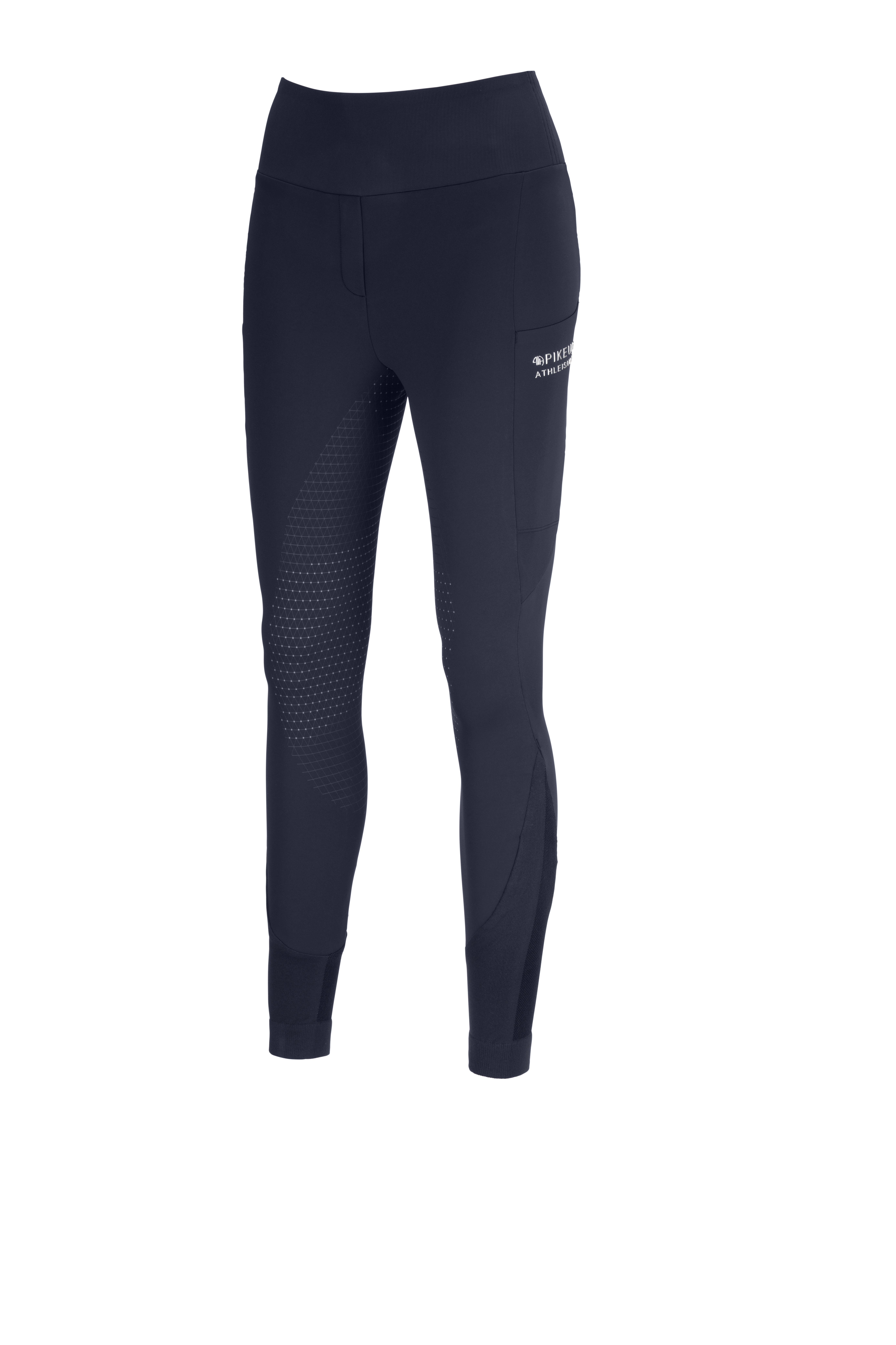 Reithose Damen YELLA Matrix Highwaist GripTec Vollgrip in nightblue
