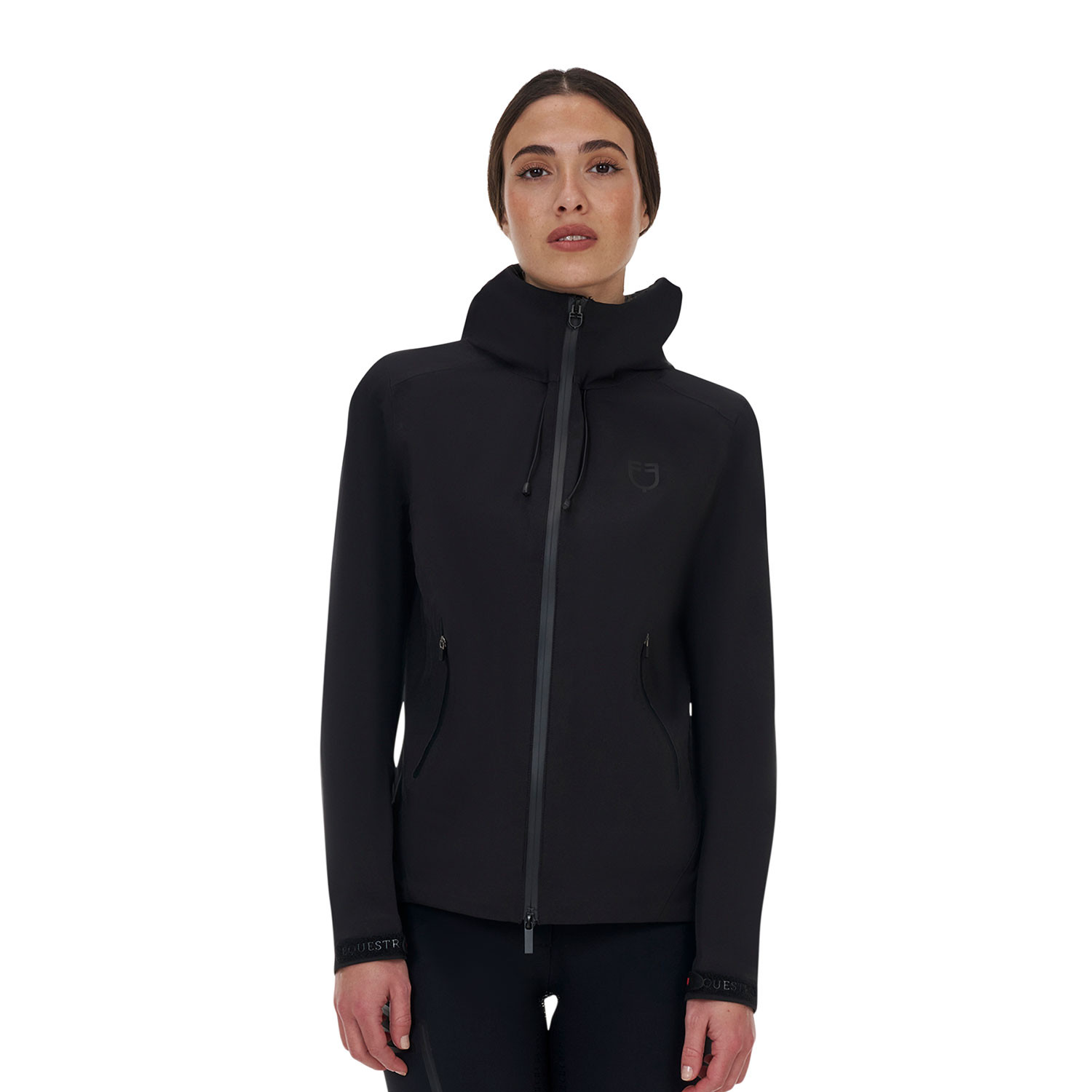 Wasserdichte Damen-Softshelljacke mit Reißverschluss
