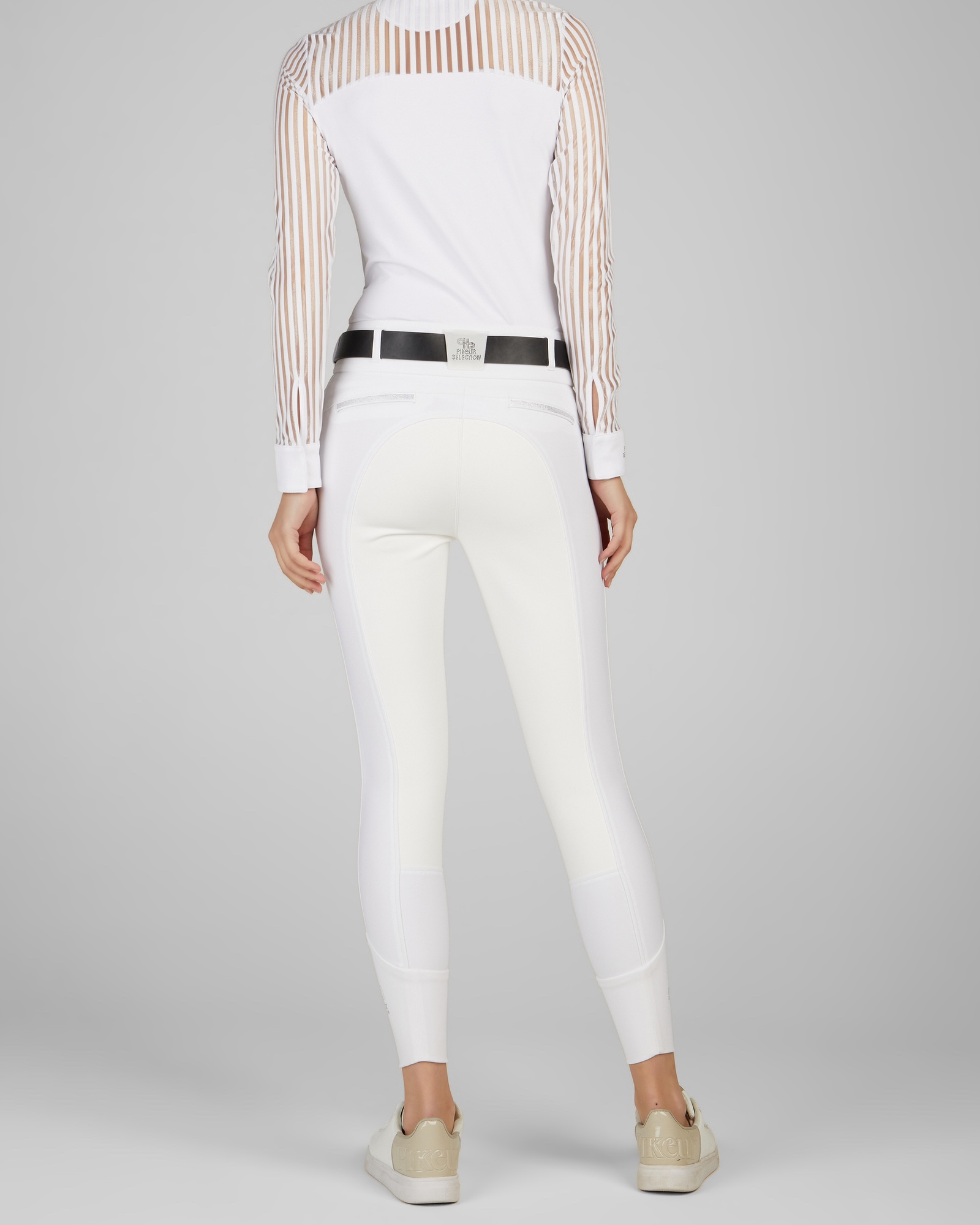 Reithose Damen Laure Kunstleder Ganzbesatz