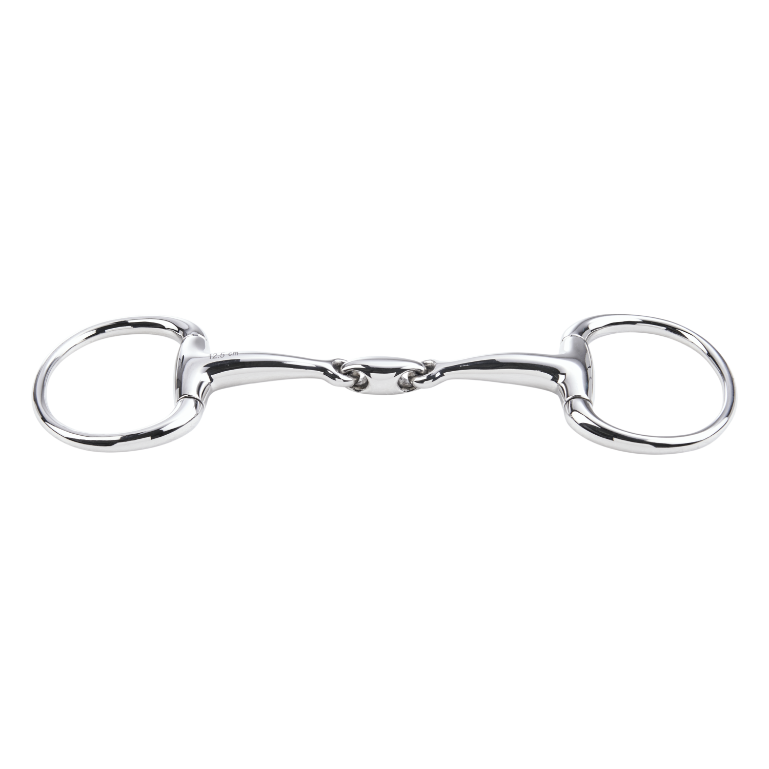 Olivenkopfgebiss Edelstahl 14 mm, doppelt gebrochen