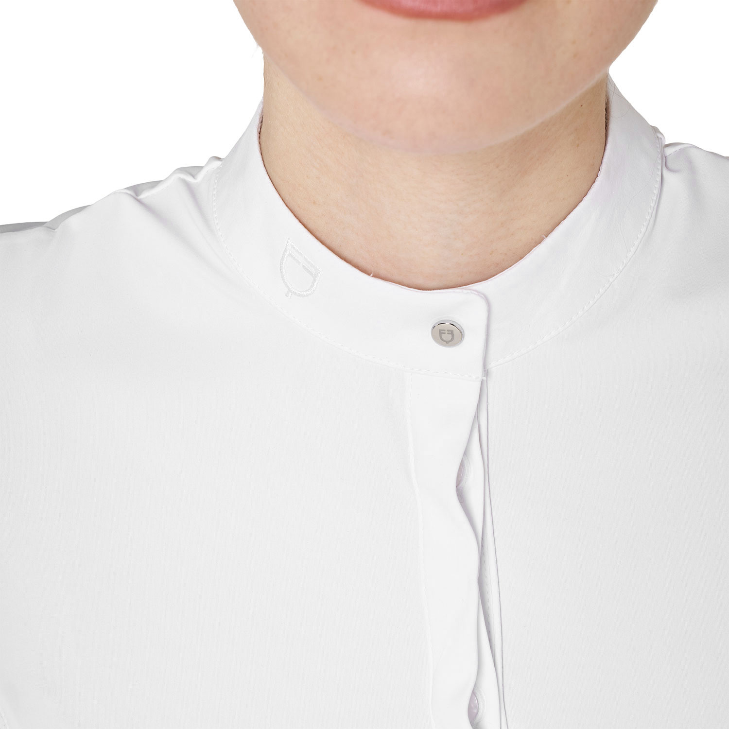 Turnierpolo für Damen mit Hemdkragen und Mesh-Einsätzen