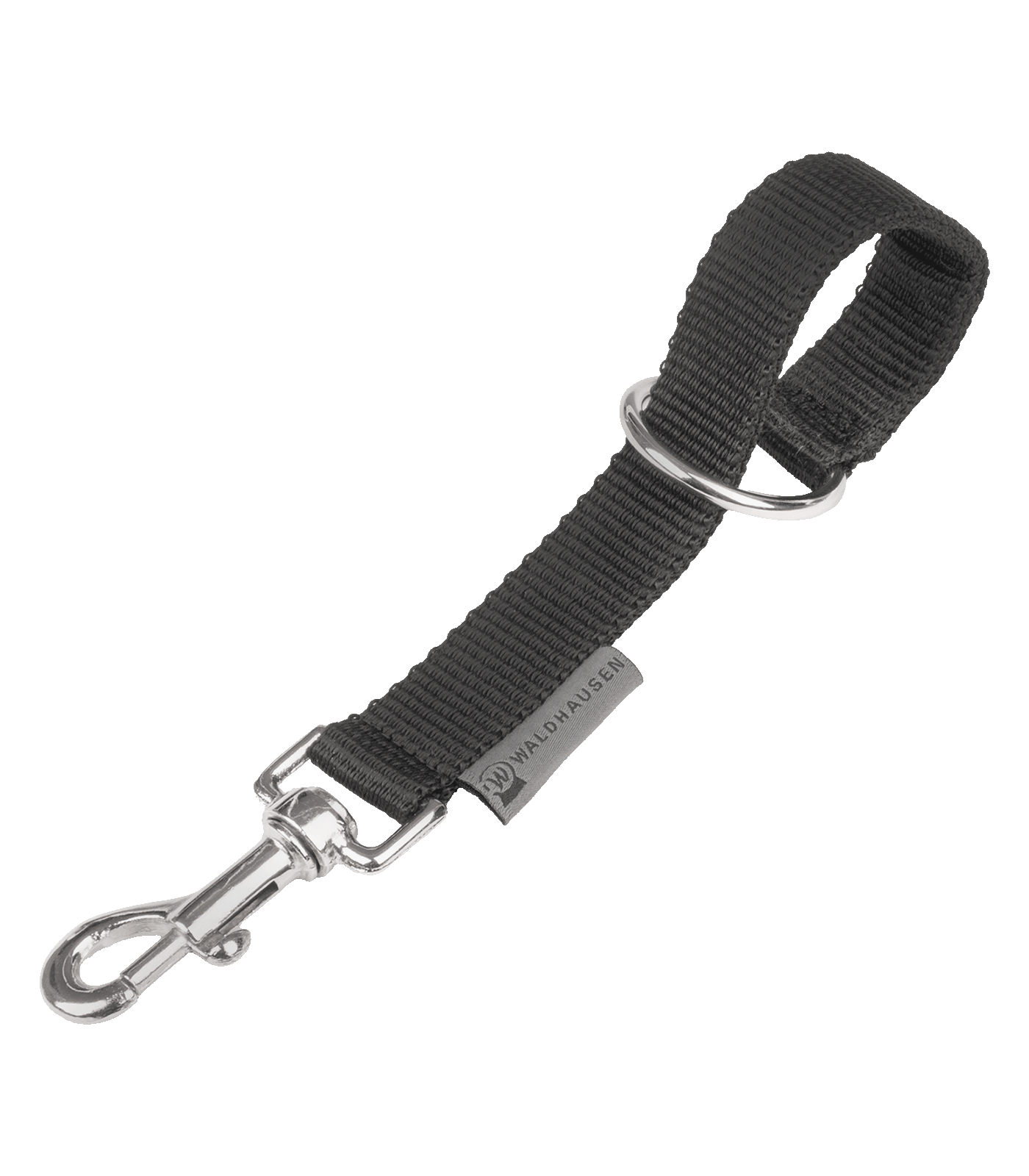 Functional holder for buckets, salt lick stones & horse toys, black, 25 cm