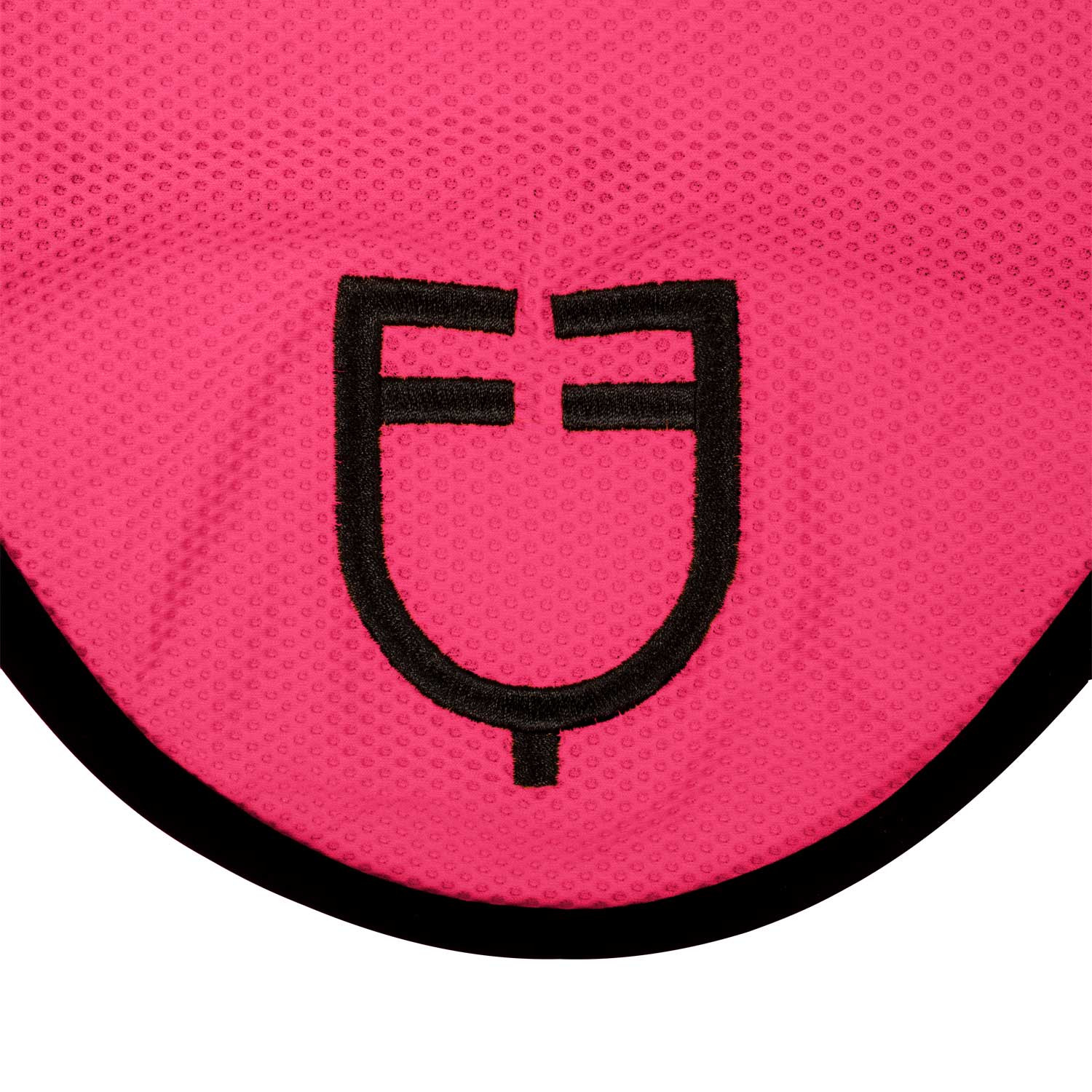Fliegenhaube aus perforiertem Stoff mit Logo