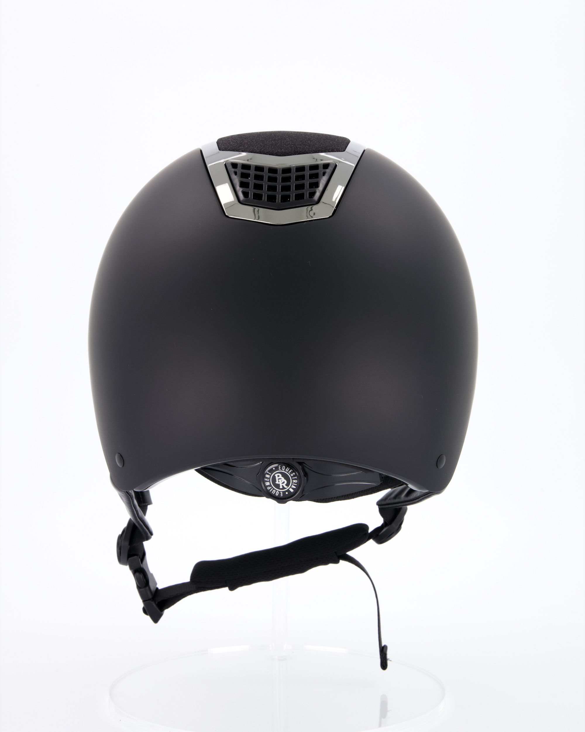 Riding helmet Lambda Glitter in black/gunmetal