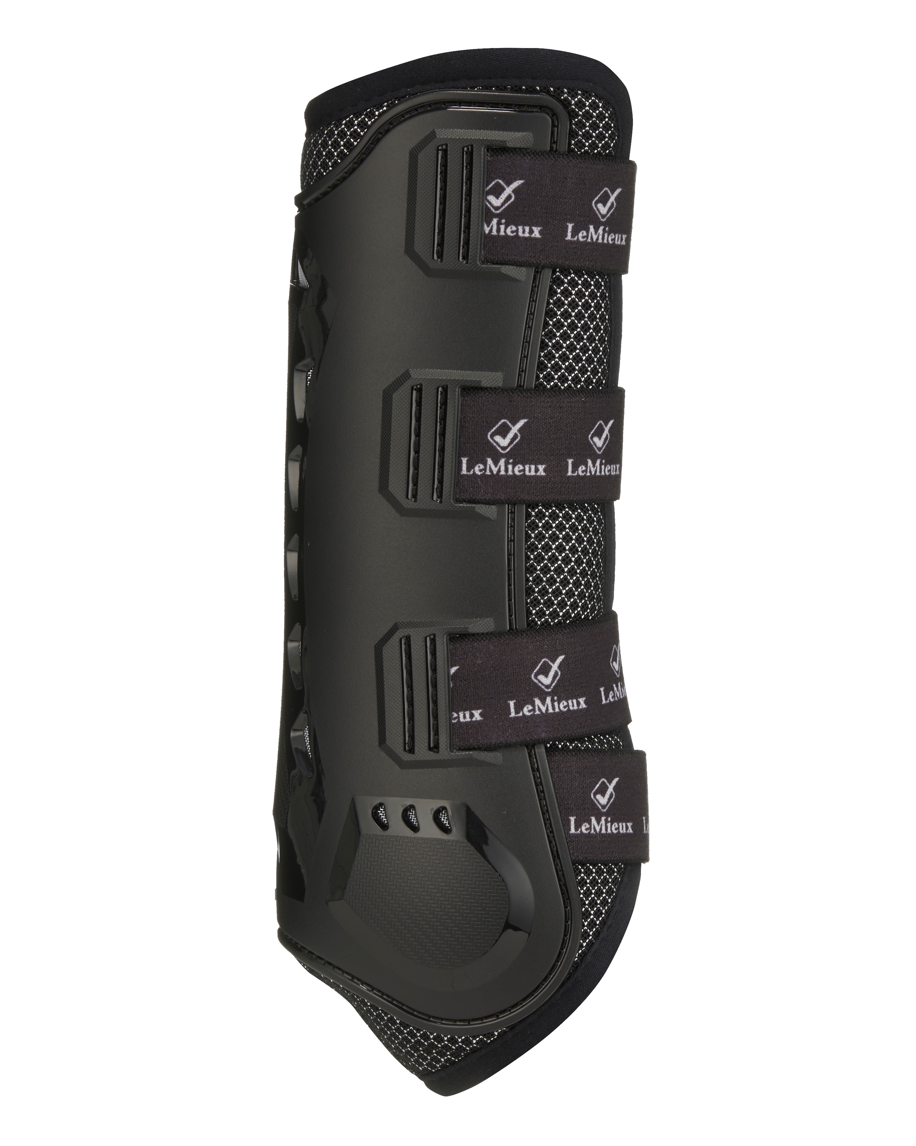 Gamaschen hinten Ultramesh in schwarz