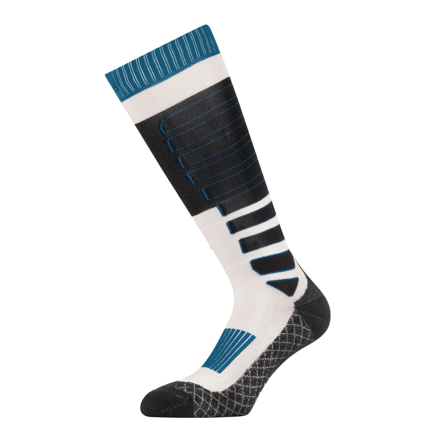 Socke aus atmungsaktivem Funktionsgewebe mit Logo
