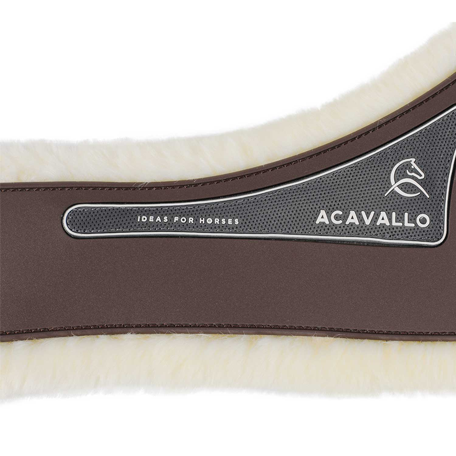 Spring-Sattelgurt Classic Gel PVC abnehmbares Kunstlammfell