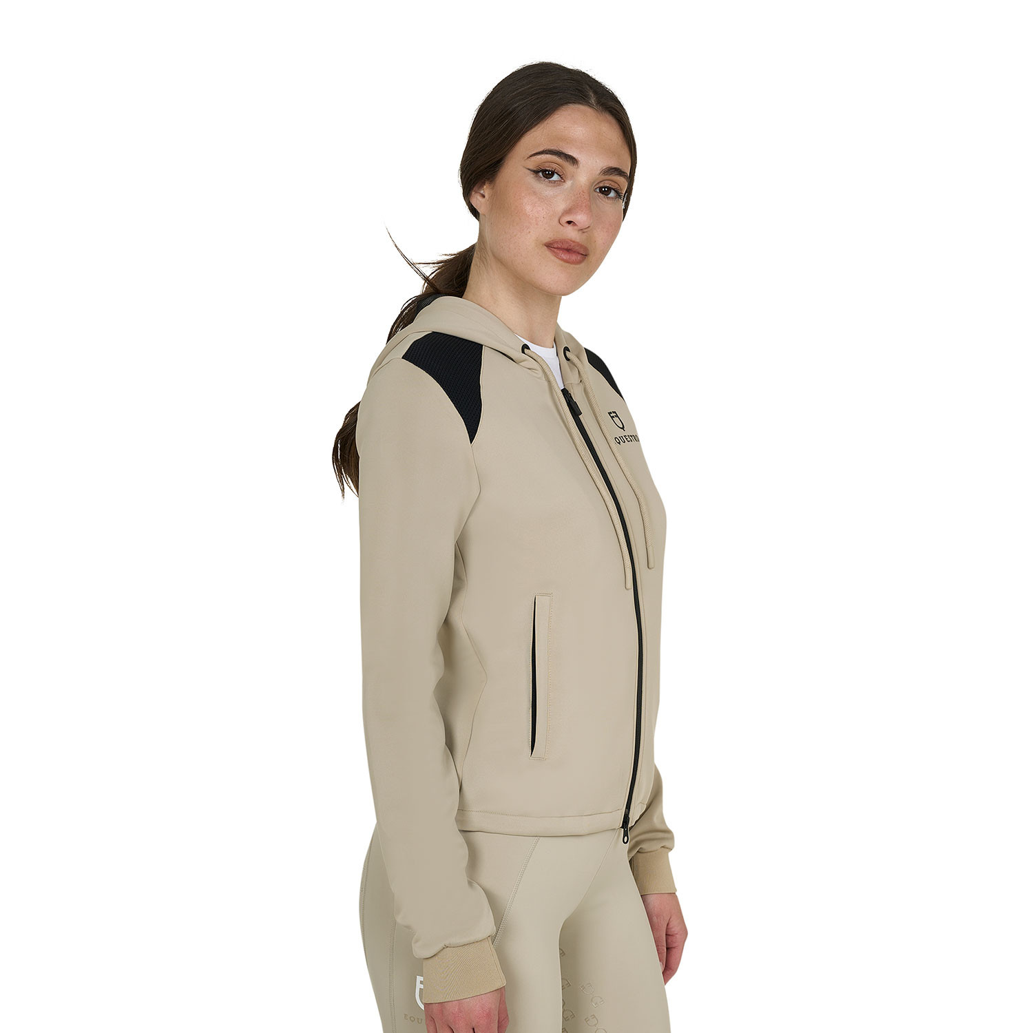 Damen-Cropped-Hoodie