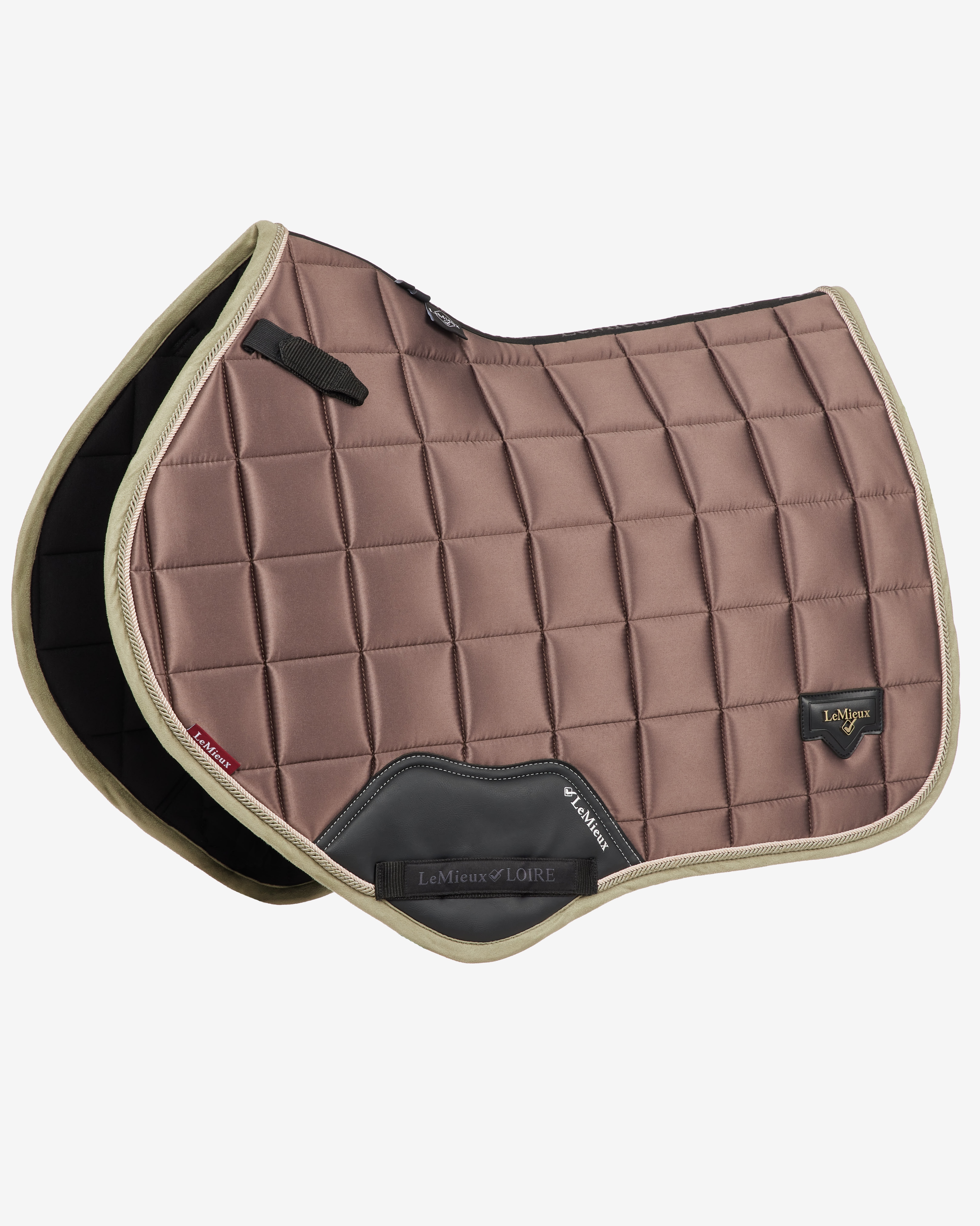 Saddle pad Loire Classic in walnut