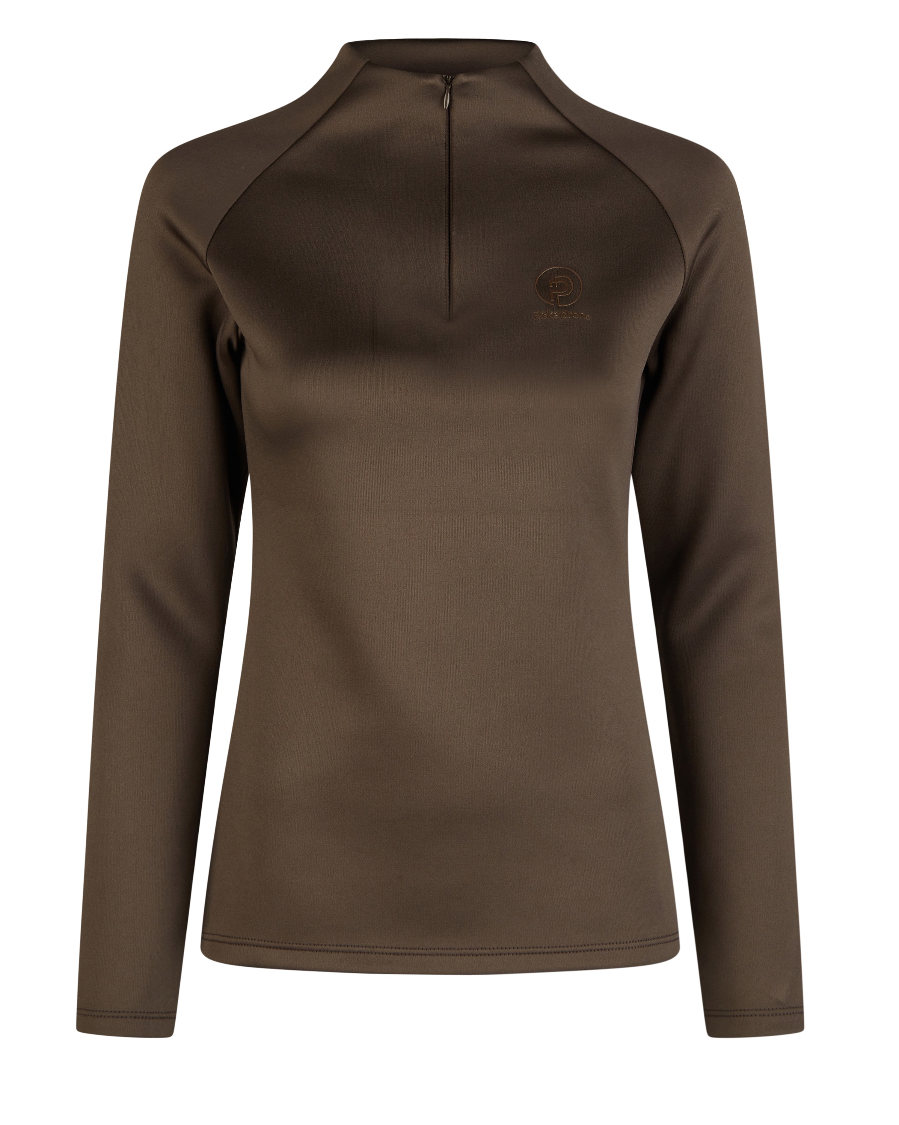 Women's Half Zip Platinum functional shirt