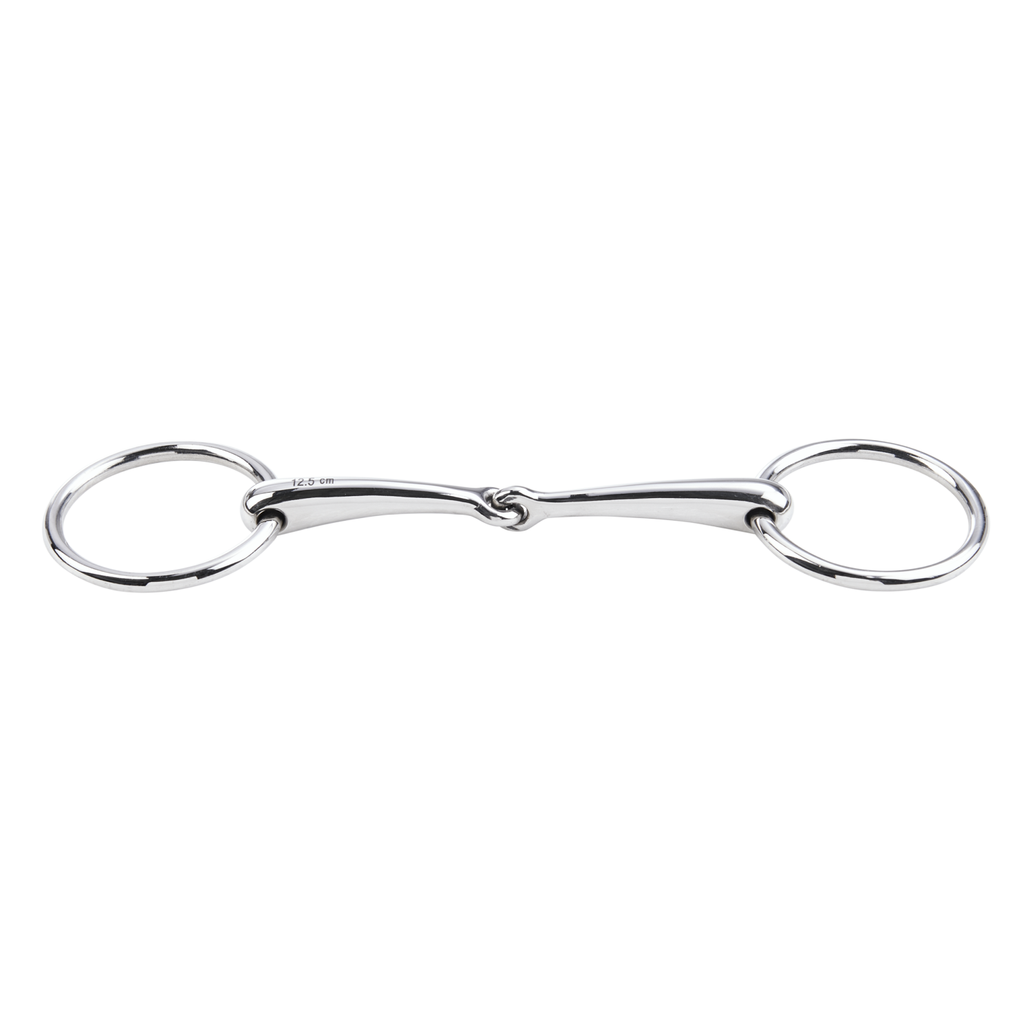 Stainless steel snaffle bit 12 mm