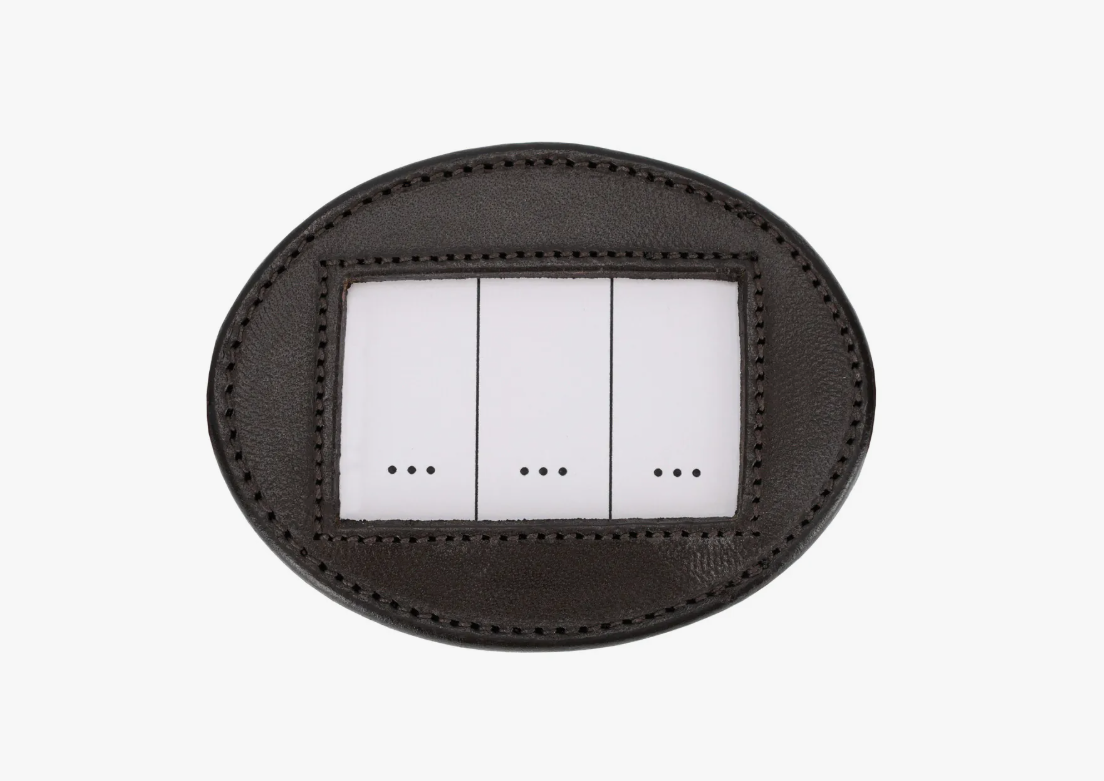 Nummernhalter Oval Hobby horse