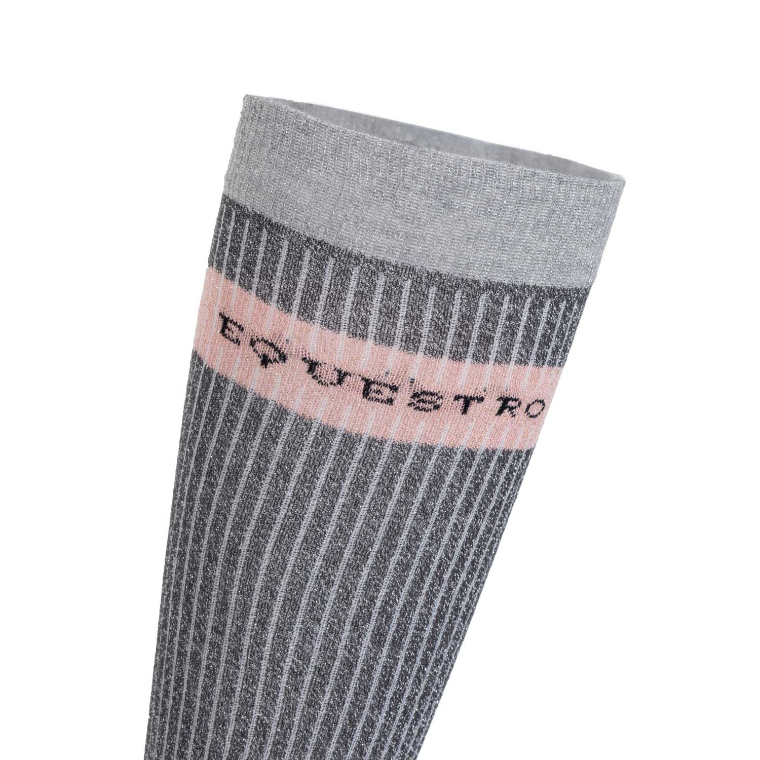 Elastische Damensocken mit Lurex