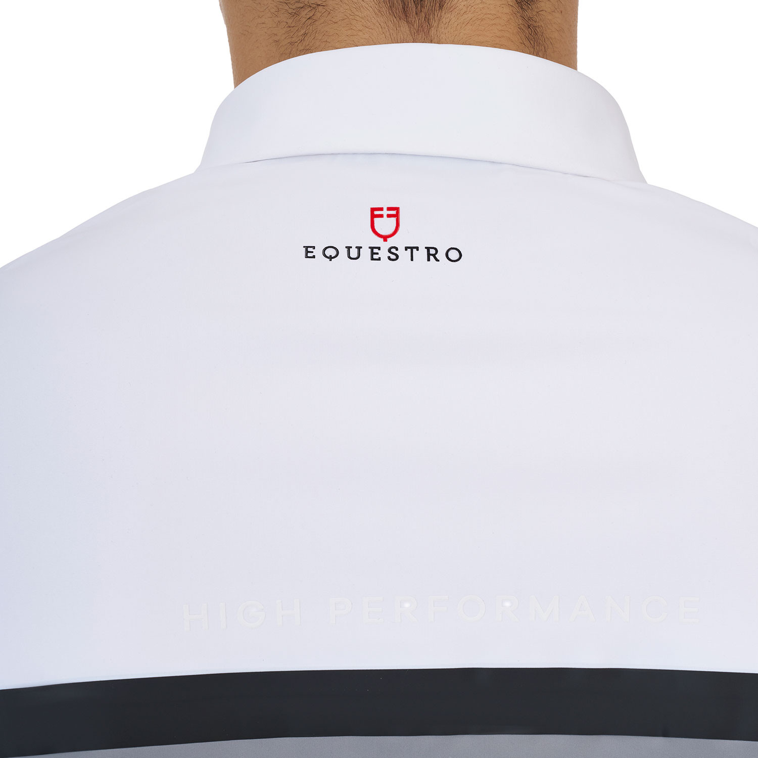 Herren-Turnierpoloshirt mit kurzen Ärmeln und Reißverschluss