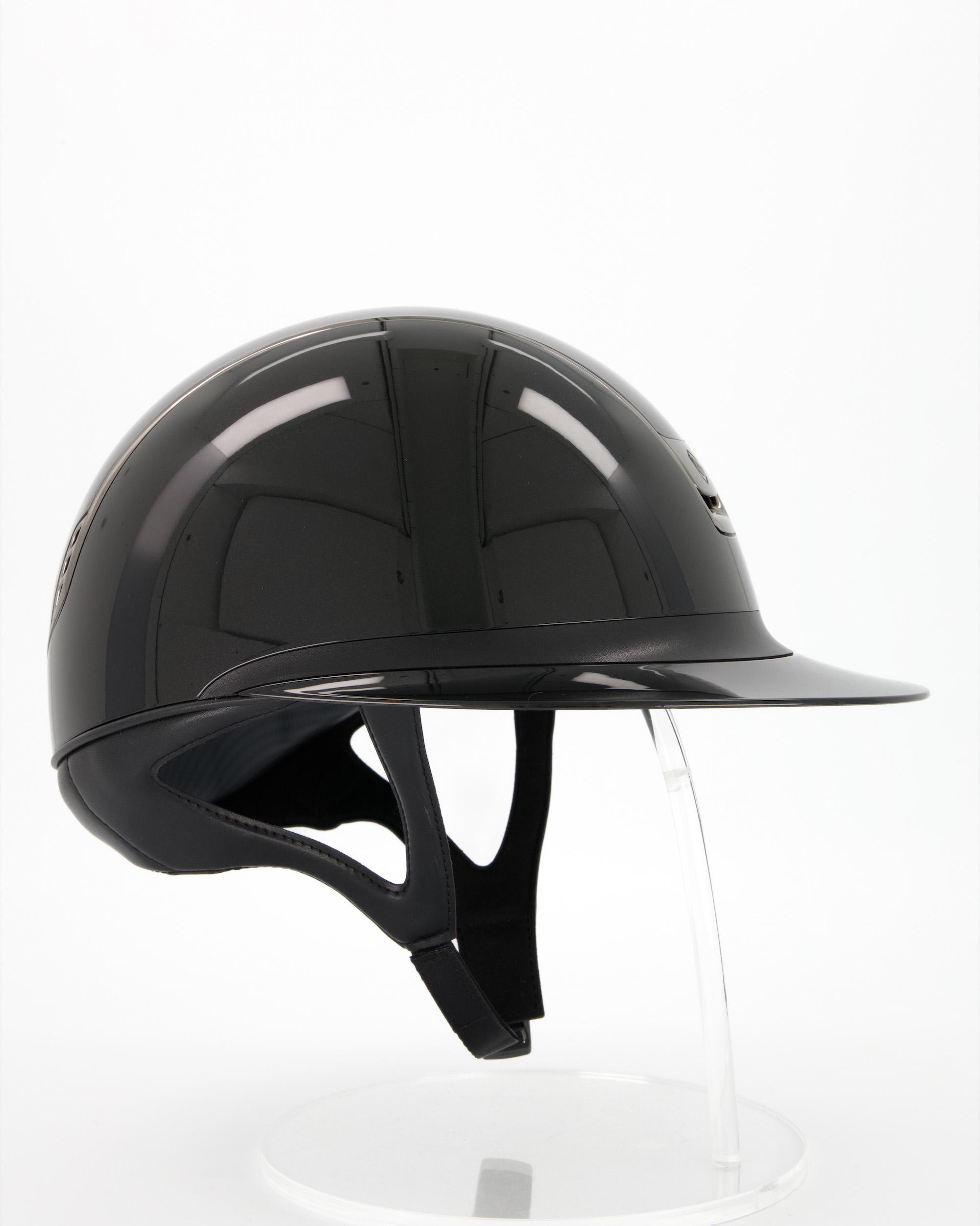 Riding helmet 2.0 Miss Shield Shadowglossy Chrome Black in black